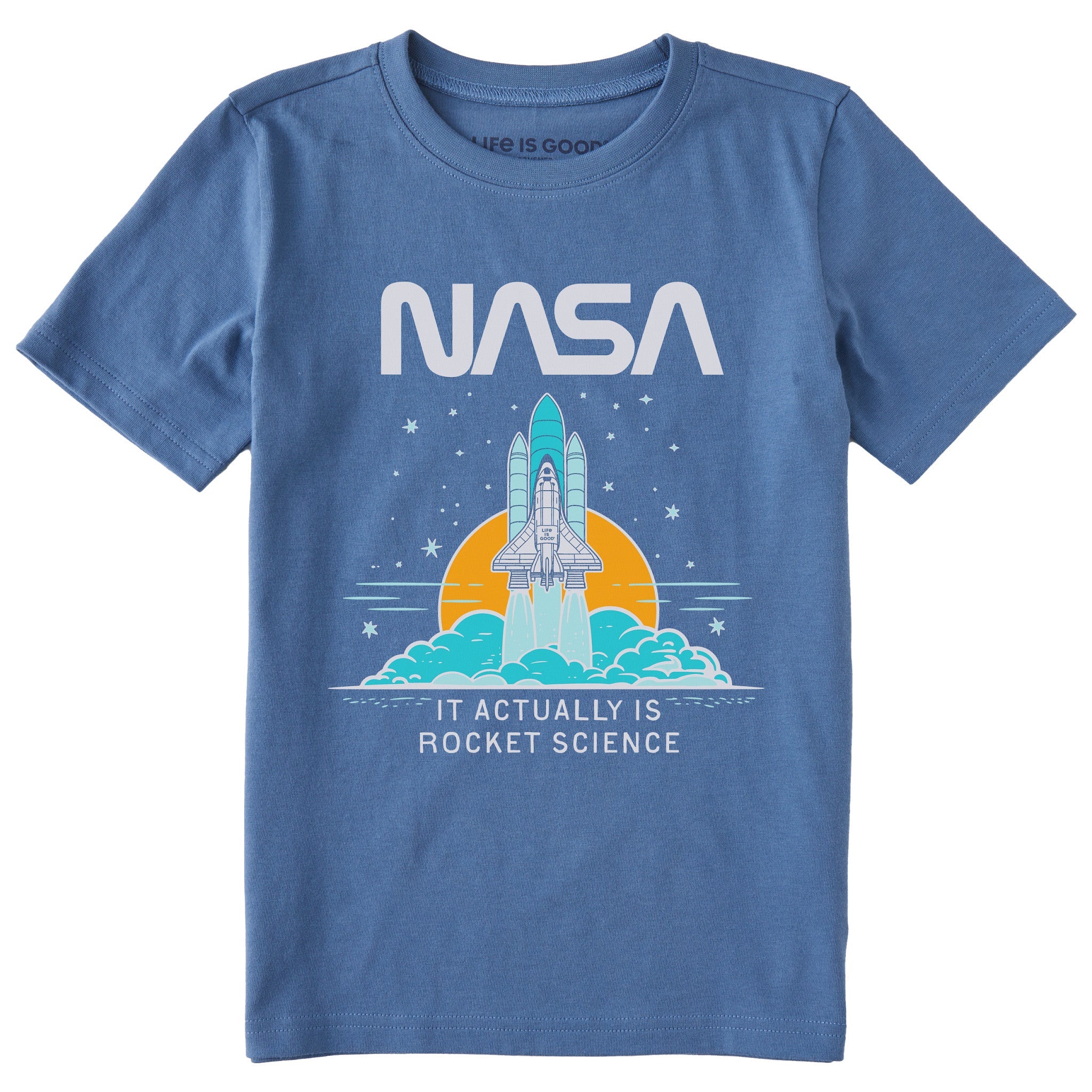 Kids NASA Rocket Science Short Sleeve Crusher Tee