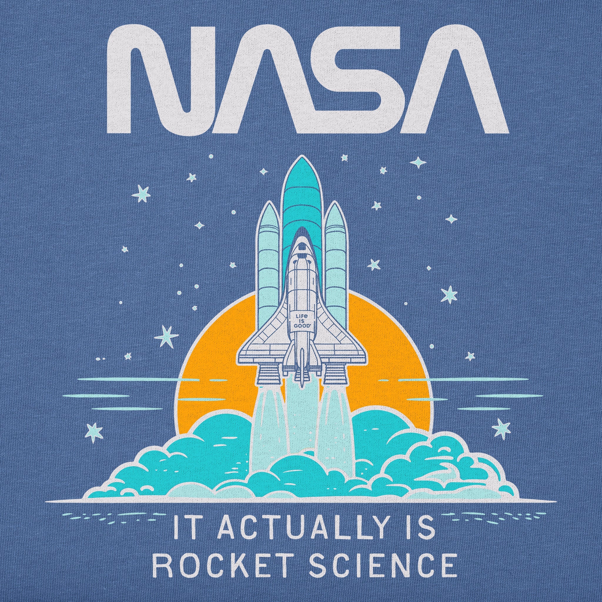 Kids NASA Rocket Science Short Sleeve Crusher Tee