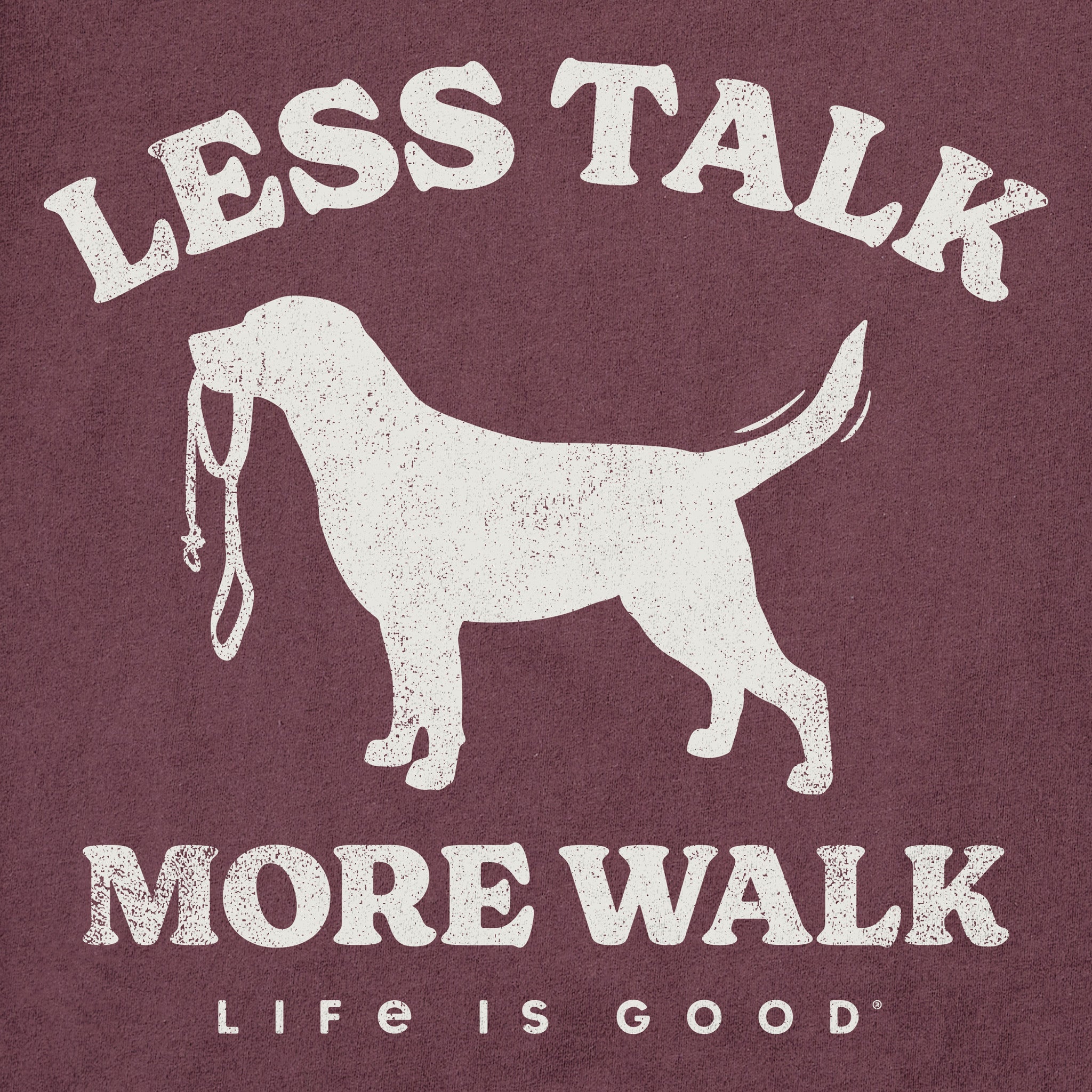 Women's Less Talk More Walk Long Sleeve Crusher Tee