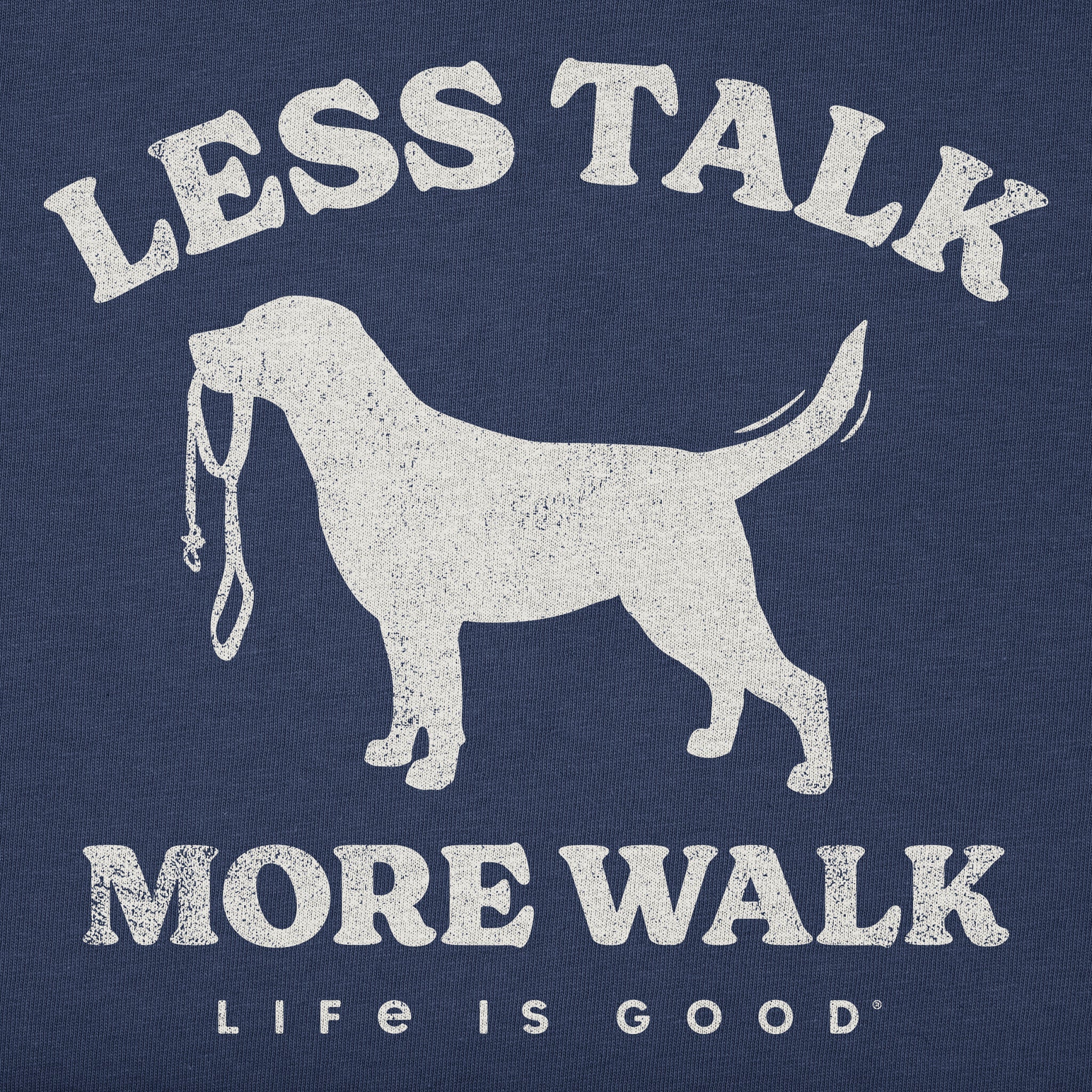 Women's Less Talk More Walk Long Sleeve Crusher Tee