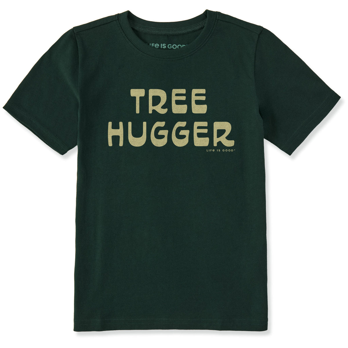 Kids Tree Hugger Script Short Sleeve Crusher Tee