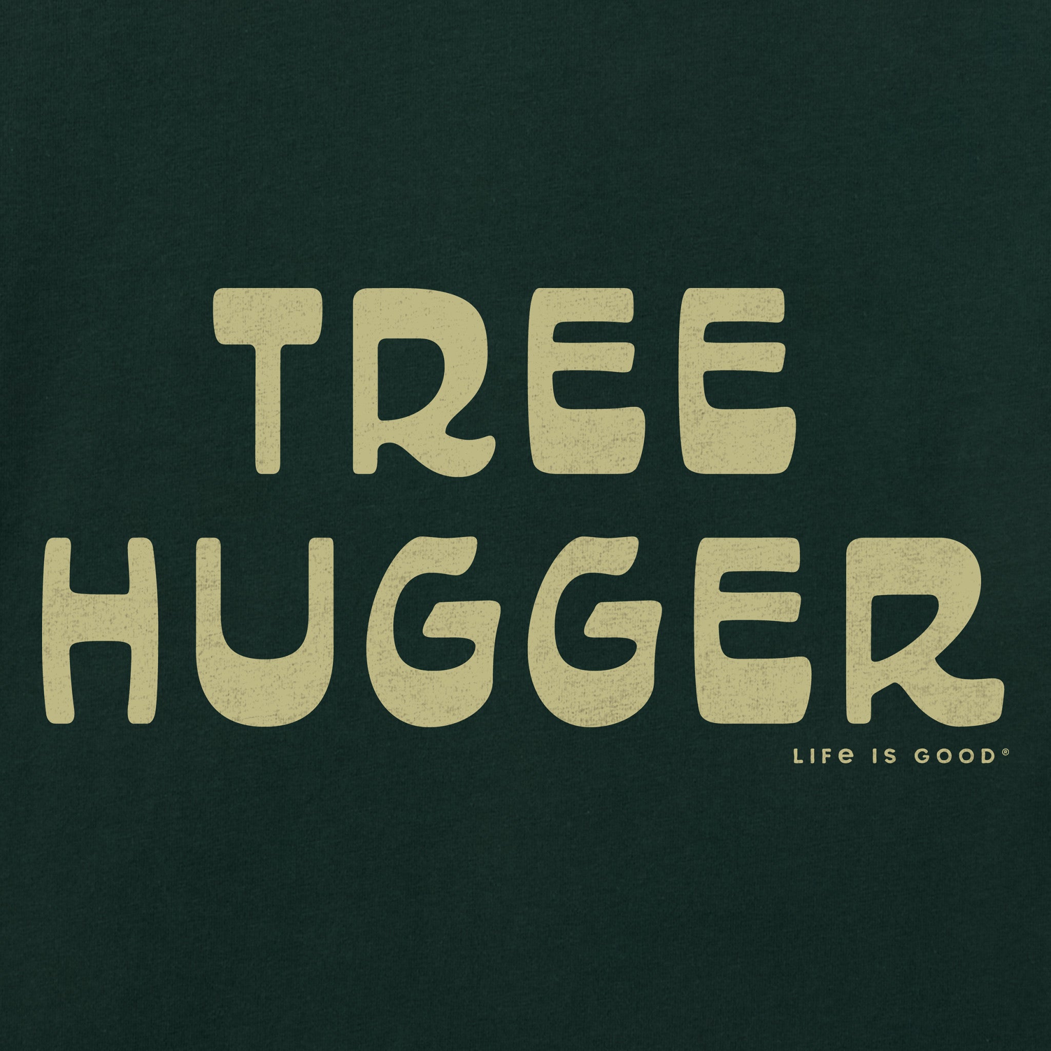 Kids Tree Hugger Script Short Sleeve Crusher Tee