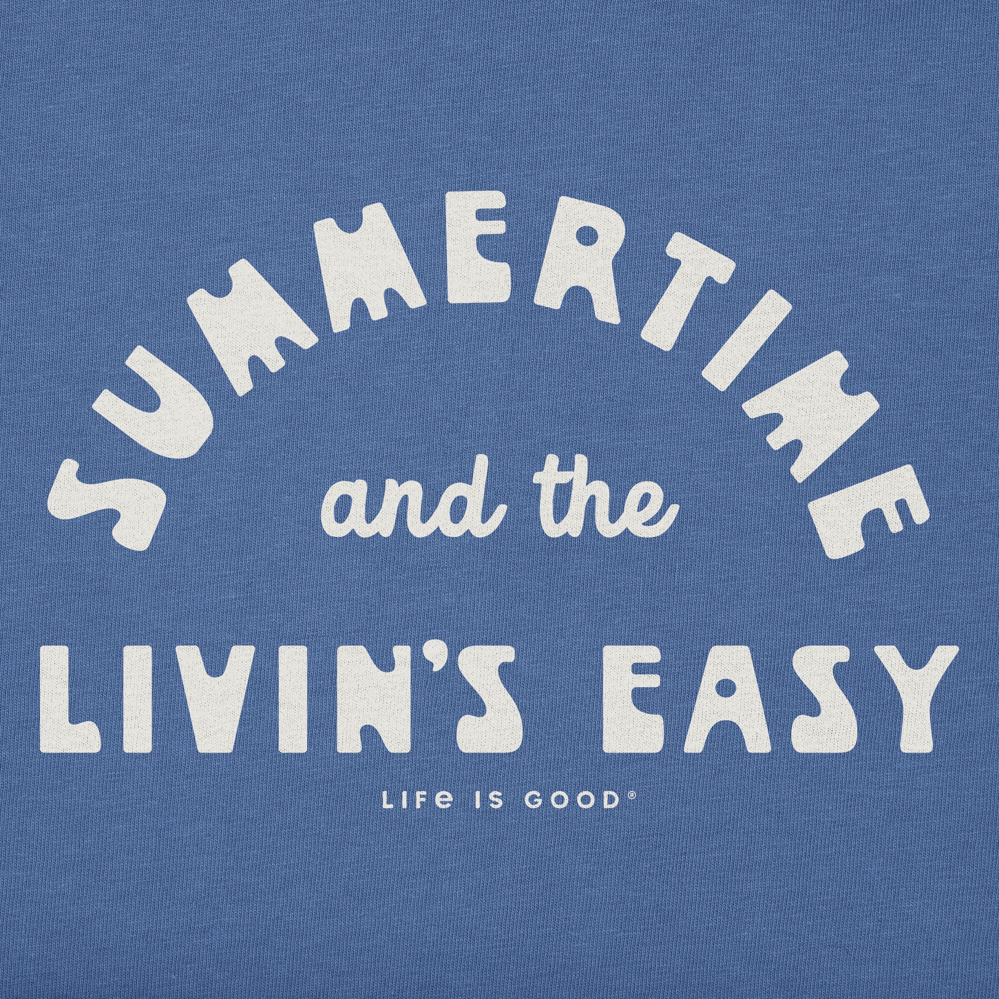 Men's Summertime and the Livin's Easy Short Sleeve Tee