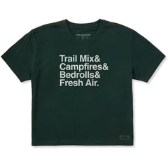 Women's Hiking Stack Short Sleeve Crusher Boxy Tee