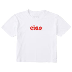 Women's Ciao Bubbly Short Sleeve Crusher Boxy Tee