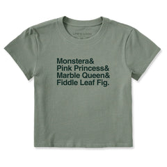 Women's Houseplants Stack Crusher-LITE Shrunken Tee