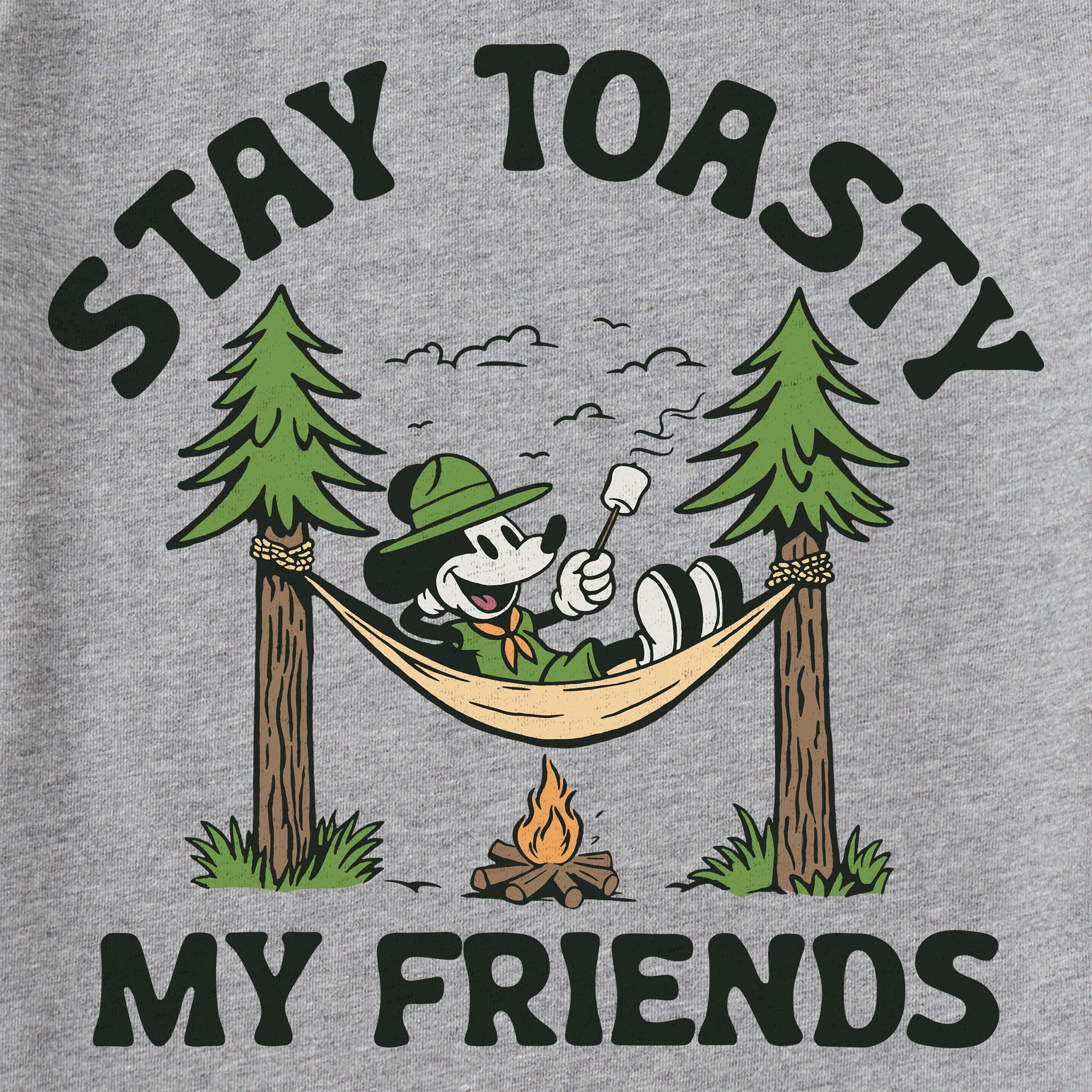 Kids Stay Toasty My Friends Short Sleeve Crusher Tee