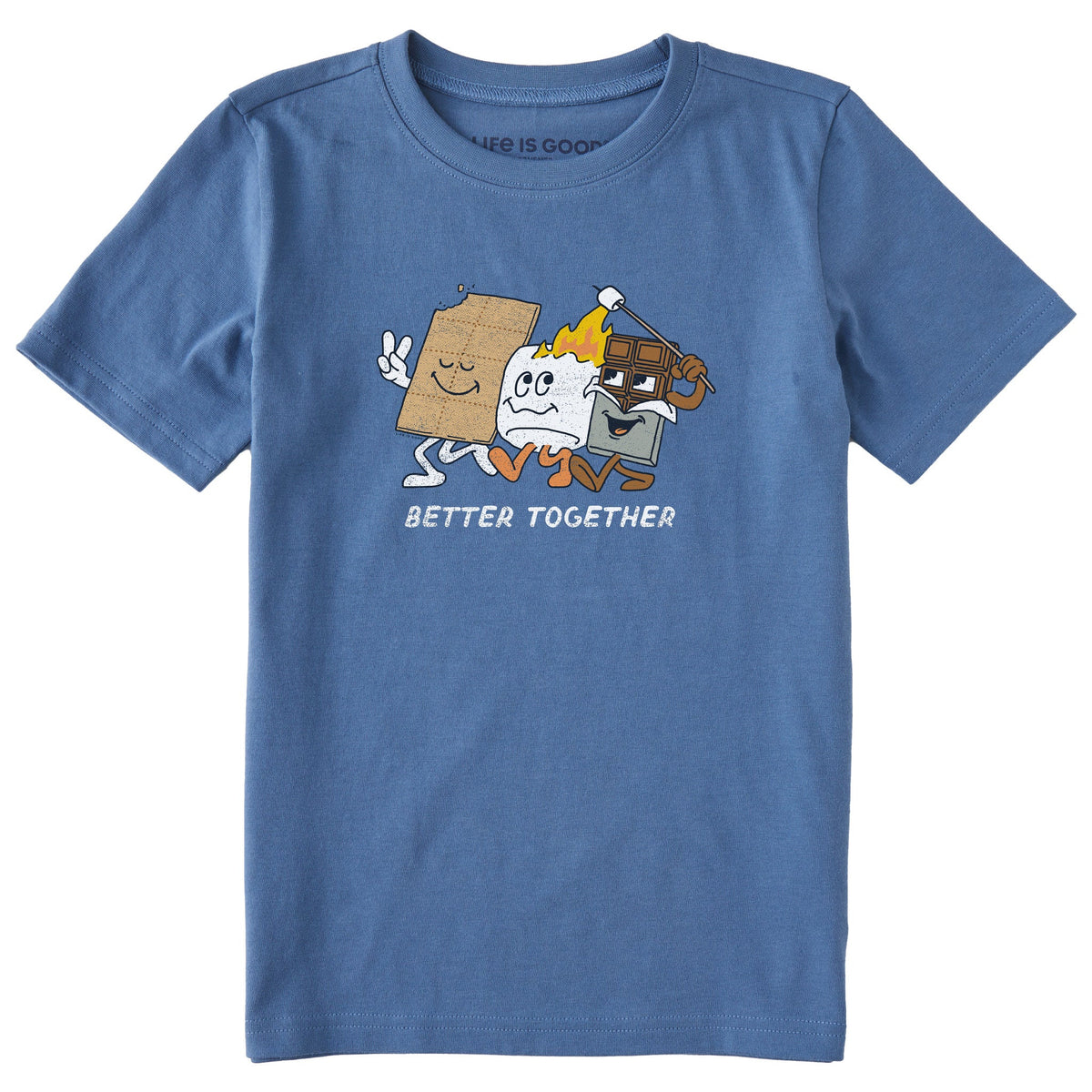 Kids Better Together Smores Short Sleeve Crusher Tee