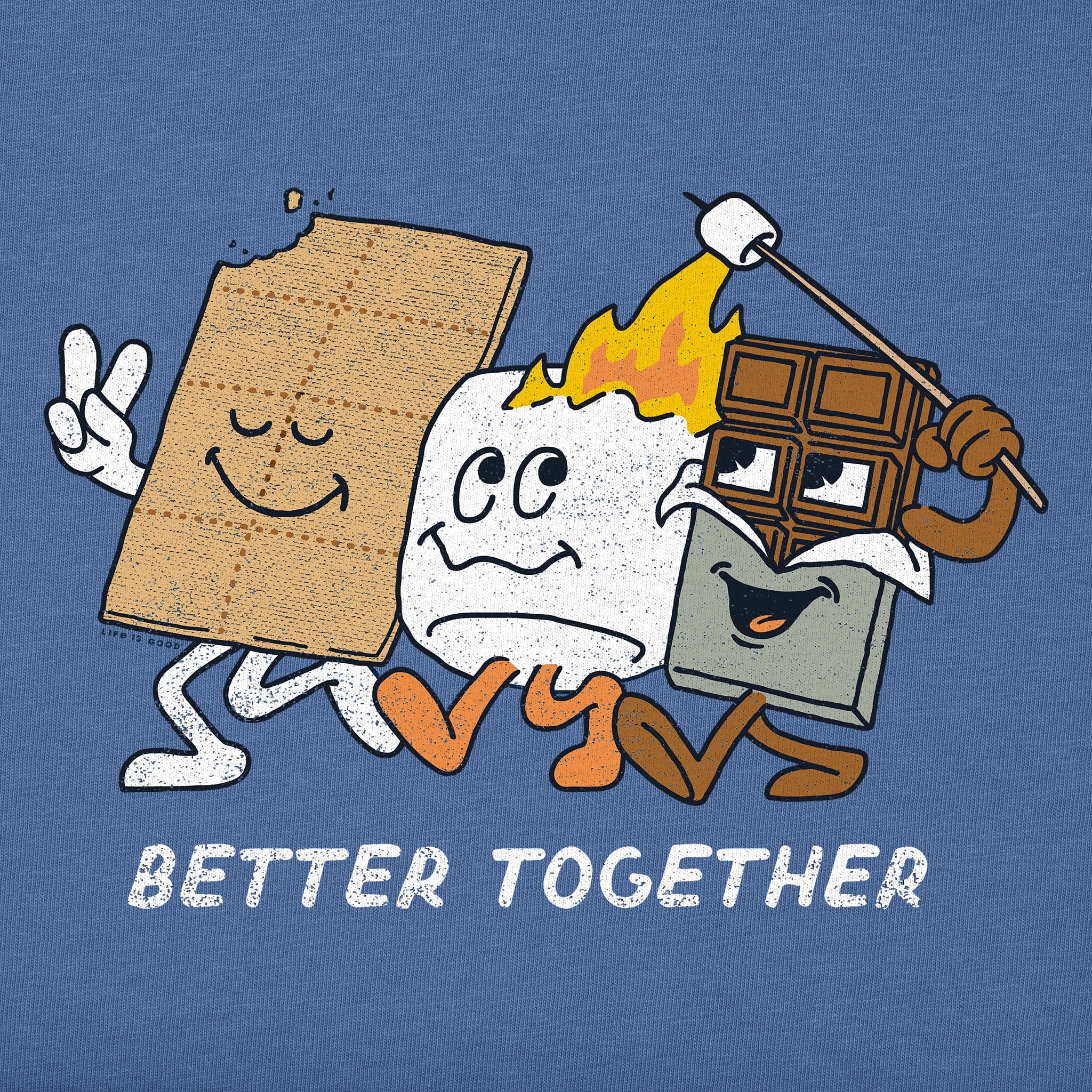 Kids Better Together Smores Short Sleeve Crusher Tee