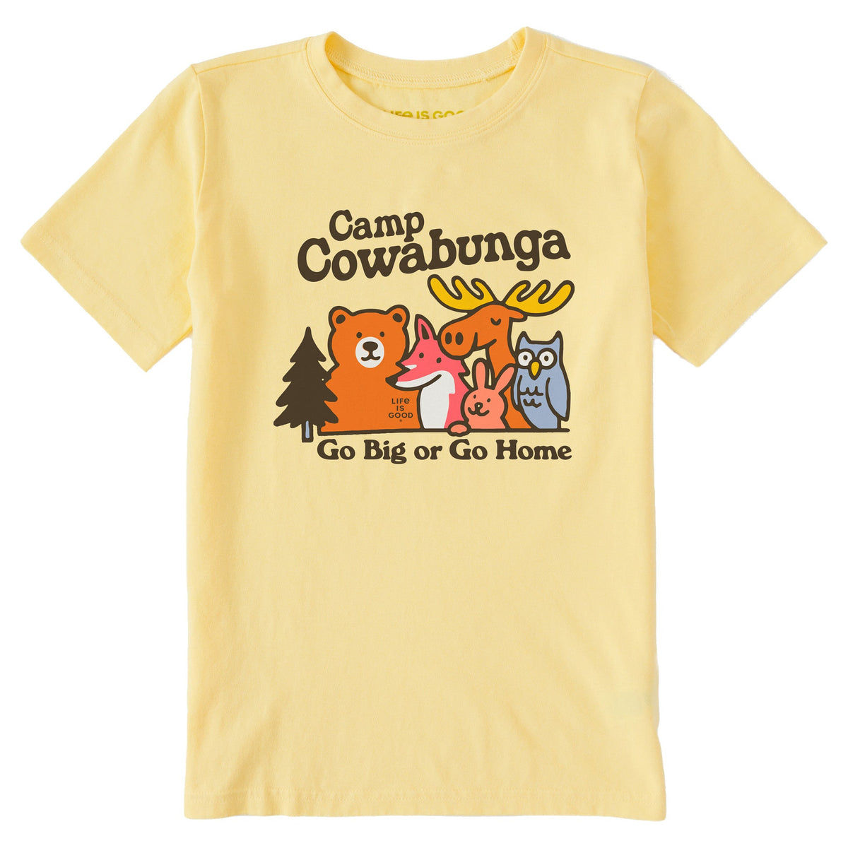 Kids Camp Cowabunga Short Sleeve Crusher Tee