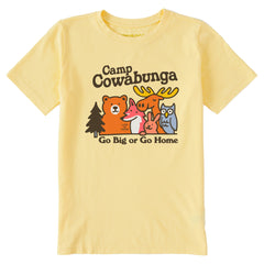Kids Camp Cowabunga Short Sleeve Crusher Tee