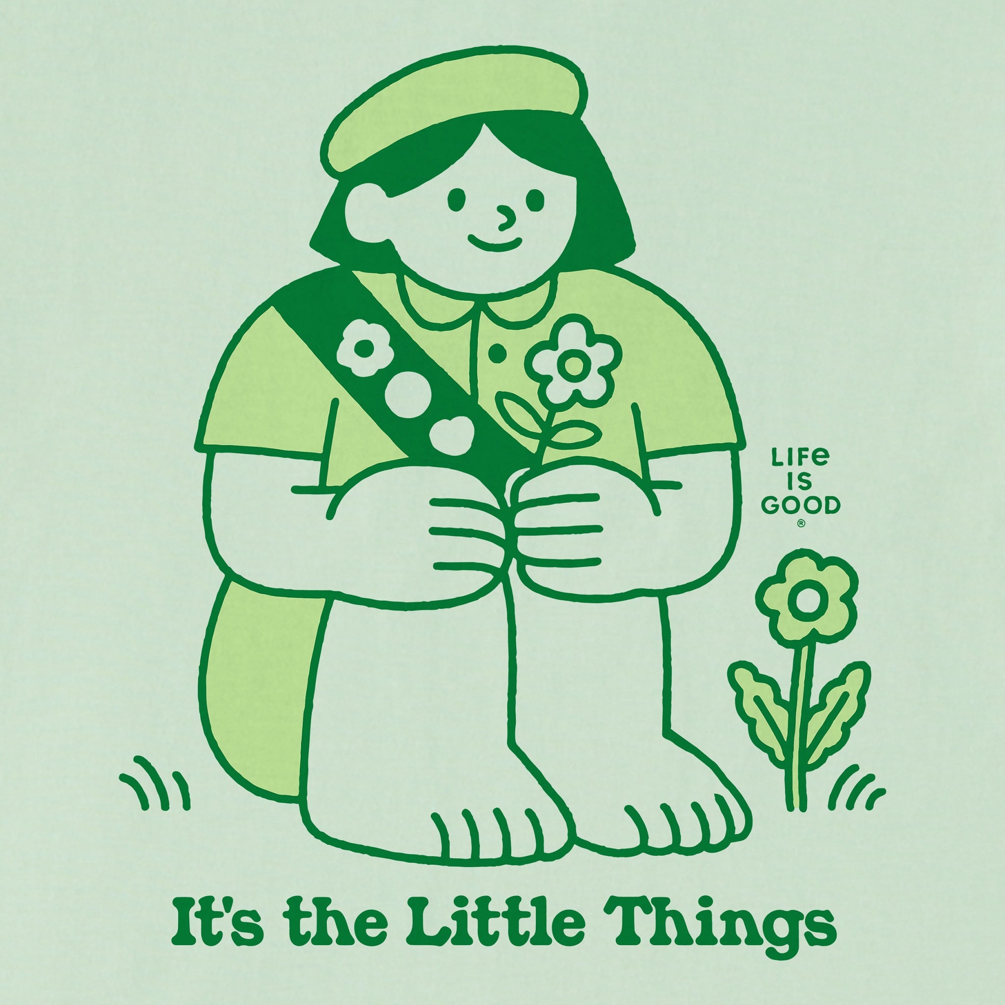 Kids It's the Little Things Scout Short Sleeve Crusher Tee