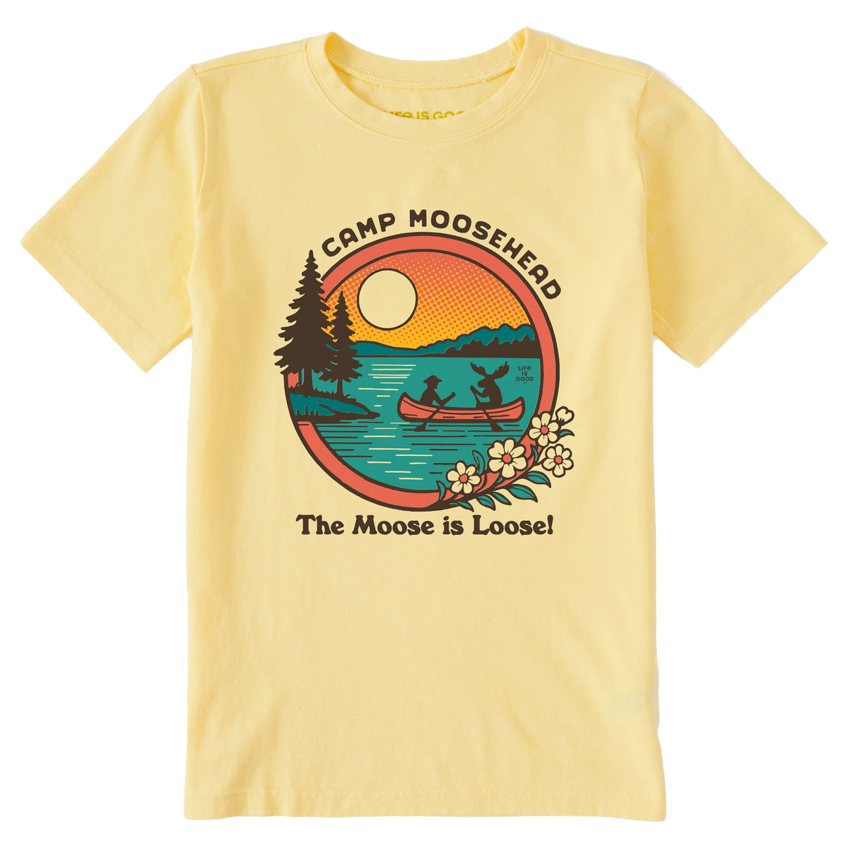 Kids Camp Moosehead Short Sleeve Crusher Tee