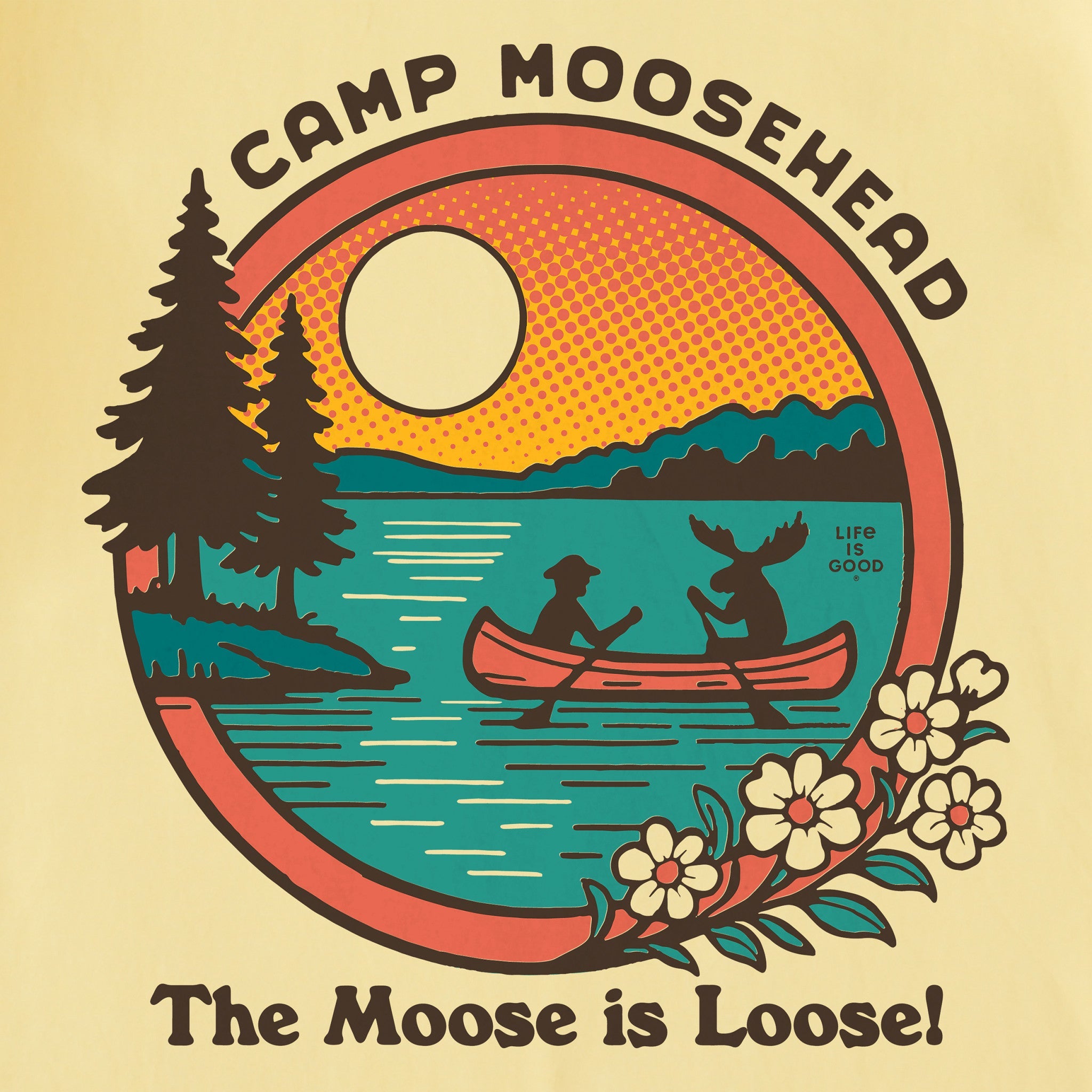 Kids Camp Moosehead Short Sleeve Crusher Tee