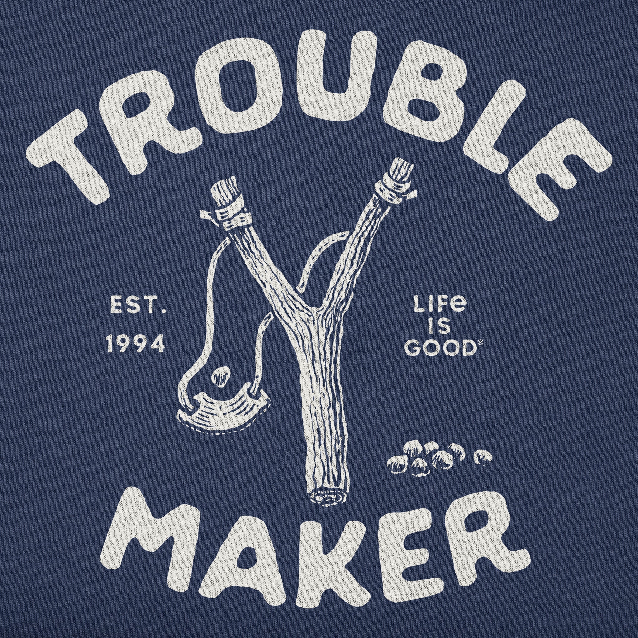 Kids Trouble Maker Short Sleeve Crusher Tee