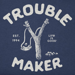 Kids Trouble Maker Short Sleeve Crusher Tee