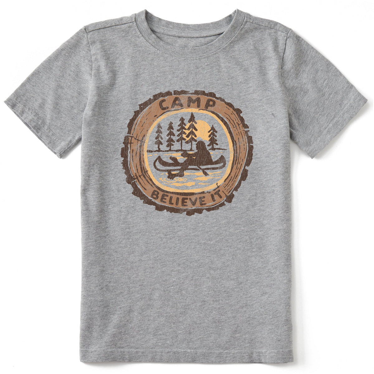 Kids Camp Believe It Short Sleeve Crusher Tee