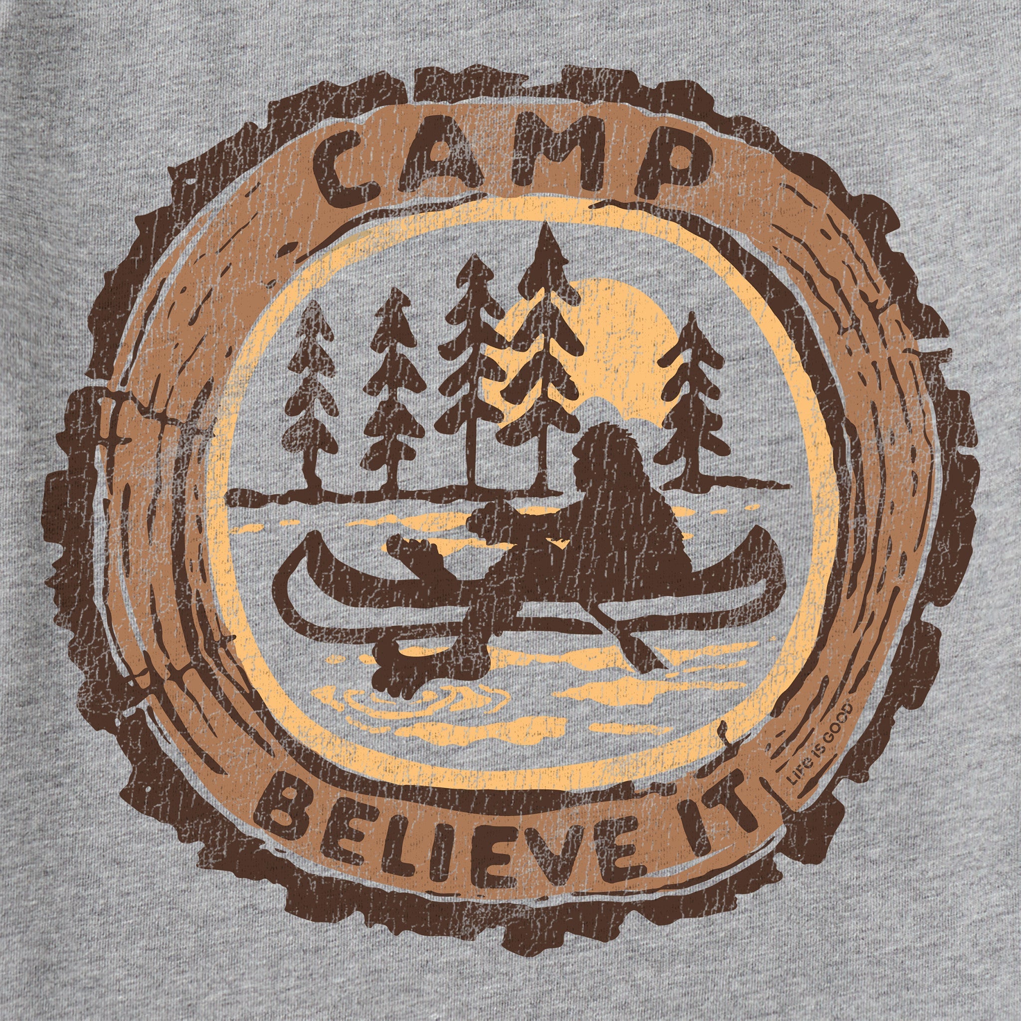 Kids Camp Believe It Short Sleeve Crusher Tee