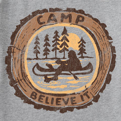 Kids Camp Believe It Short Sleeve Crusher Tee