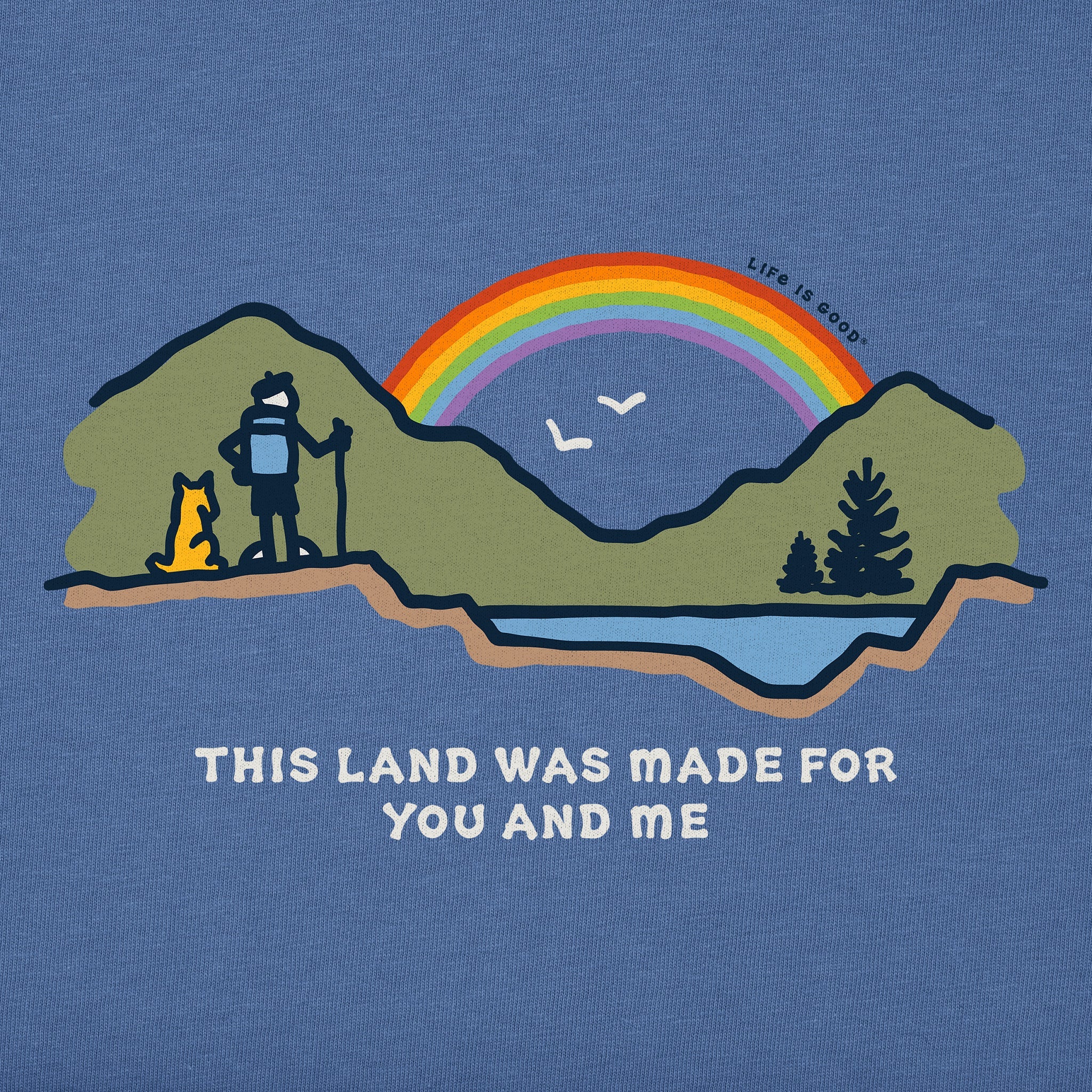 Men's This Land Was Made For You and Me Short Sleeve Tee