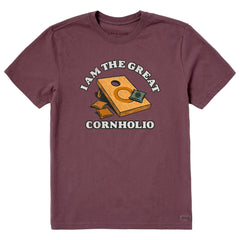 Men's I Am the Great Cornholio Short Sleeve Crusher Tee