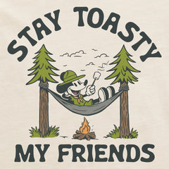 Men's Stay Toasty My Friends Short Sleeve Crusher Tee