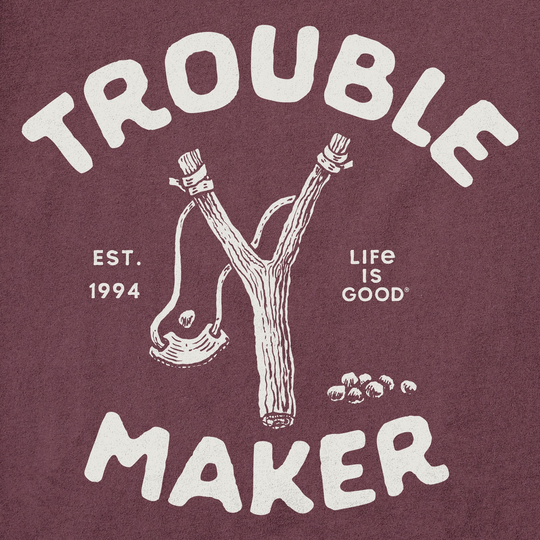 Men's Trouble Maker Short Sleeve Crusher Tee