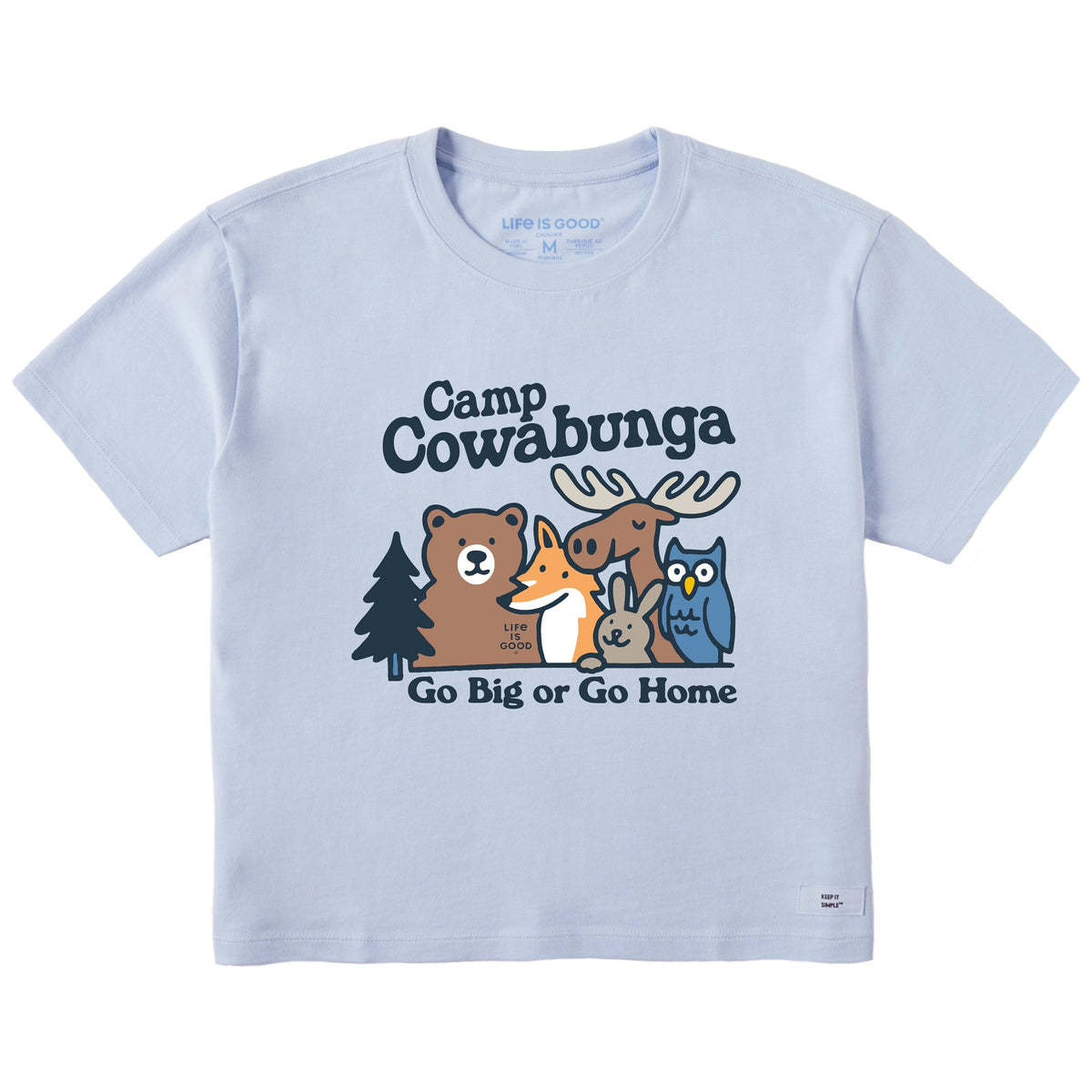 Women's Camp Cowabunga Short Sleeve Crusher Boxy Tee