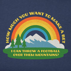 Women's Football Over Them Mountains Short Sleeve Tee
