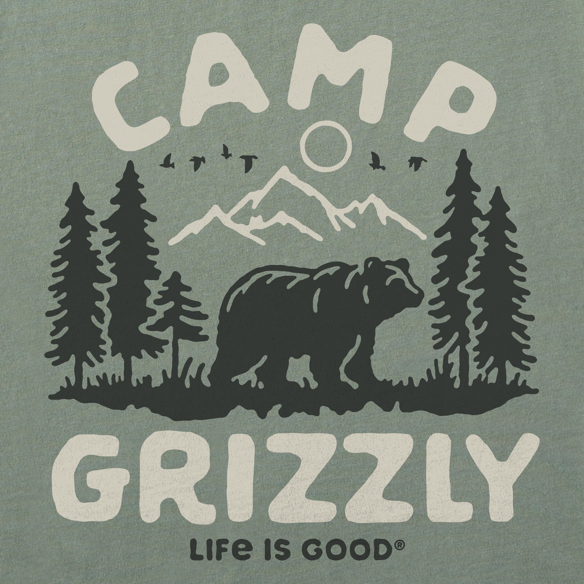 Women's Camp Grizzly Short Sleeve Crusher Tee