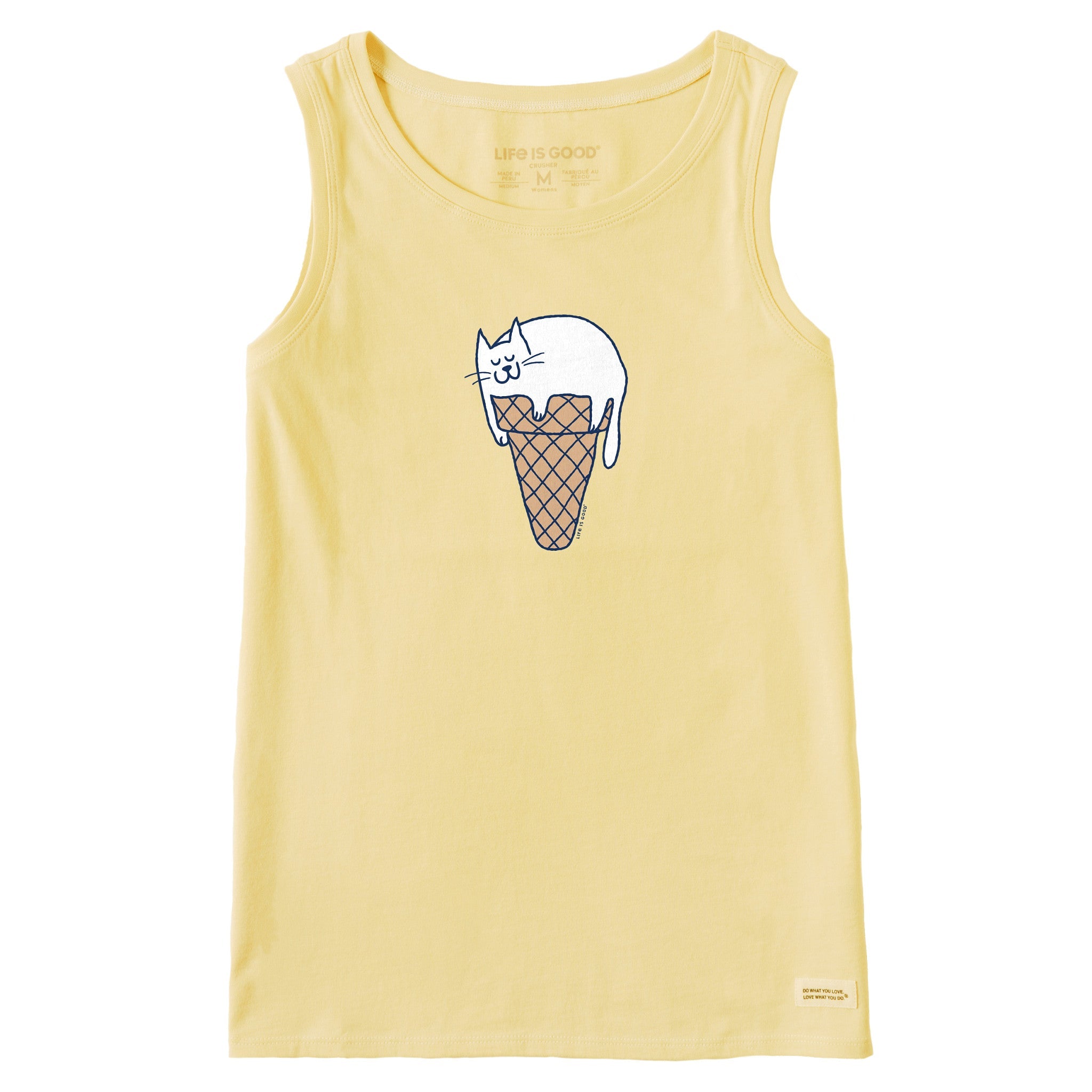 Women's Ice Cream Cat Crusher Tank