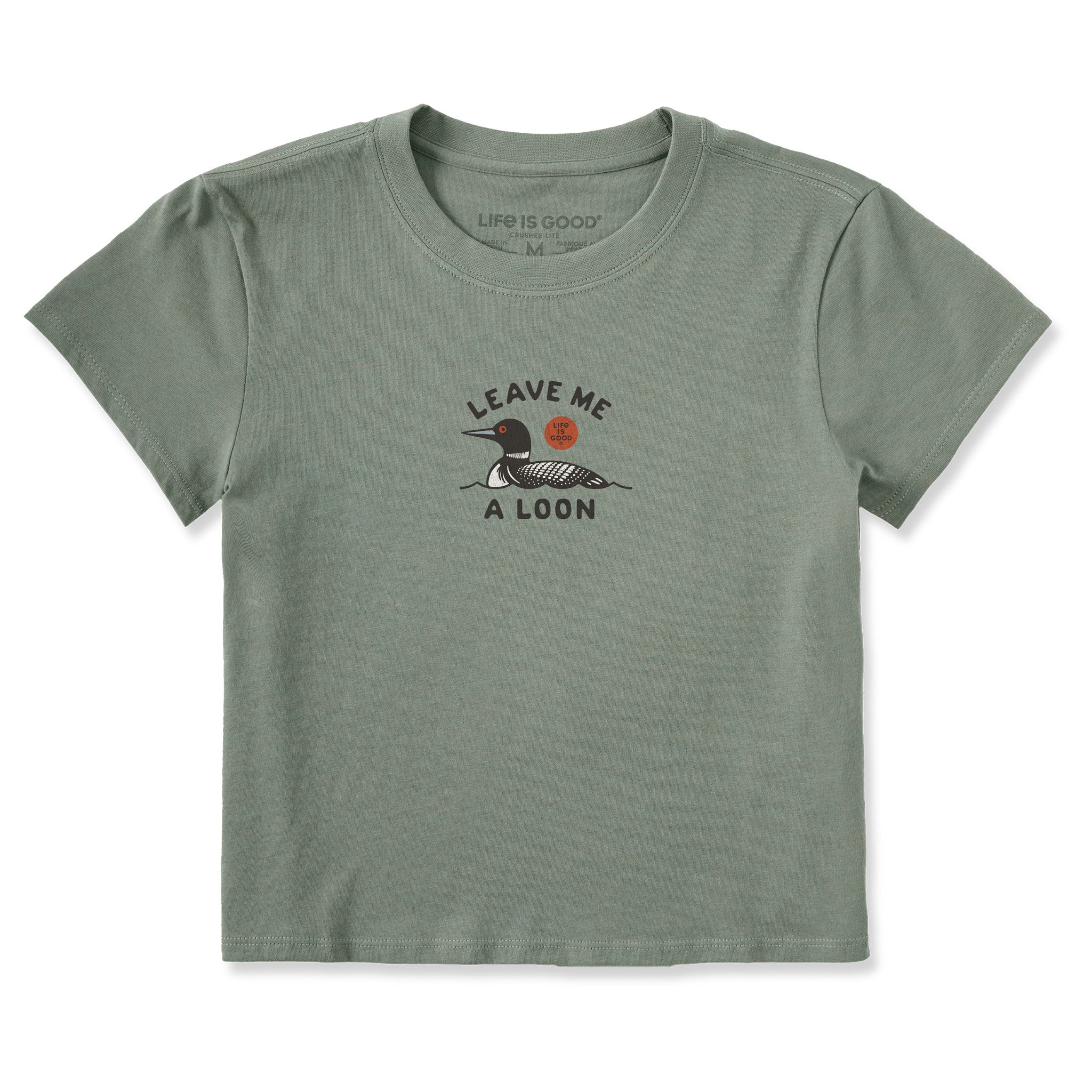 Women's Leave Me a Loon Crusher-LITE Shrunken Tee