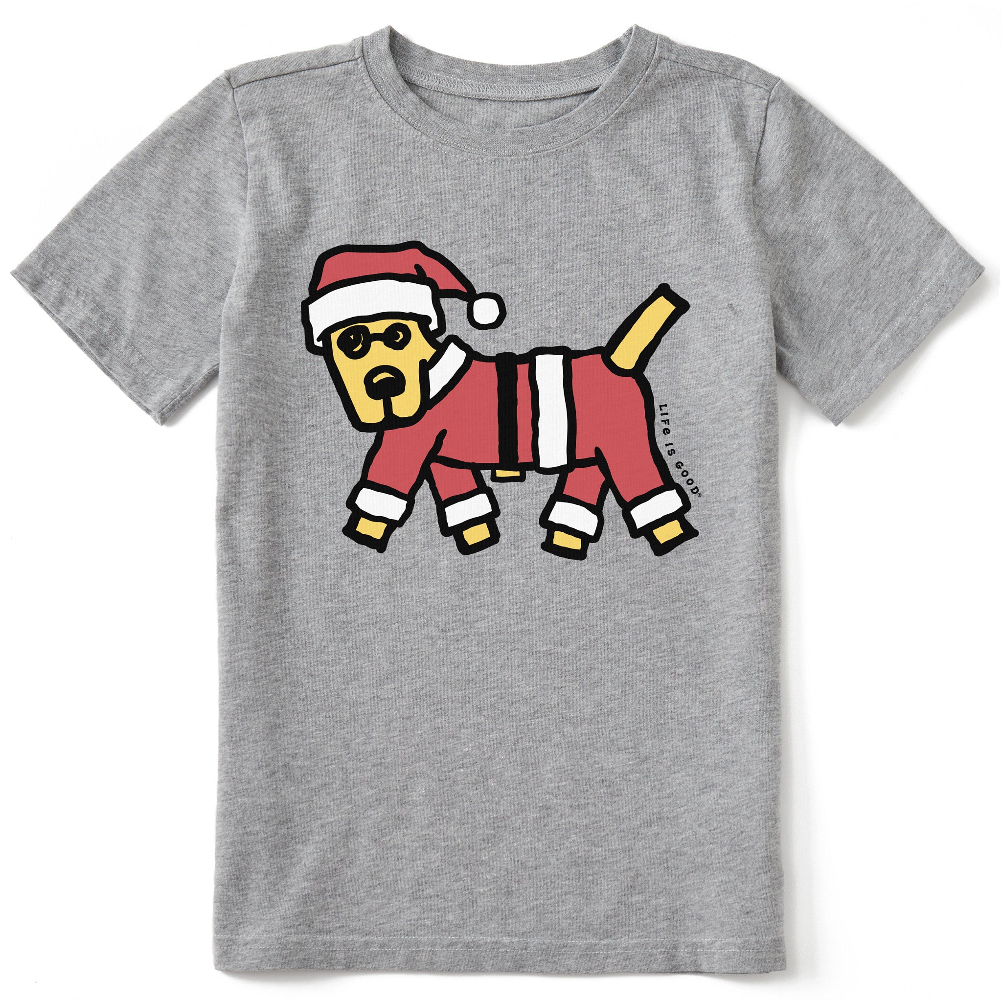Kids Rocket Santa Suit Short Sleeve Crusher Tee