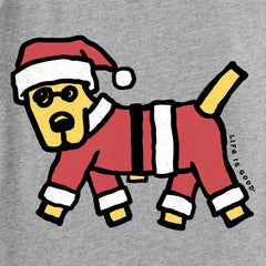 Kids Rocket Santa Suit Short Sleeve Crusher Tee