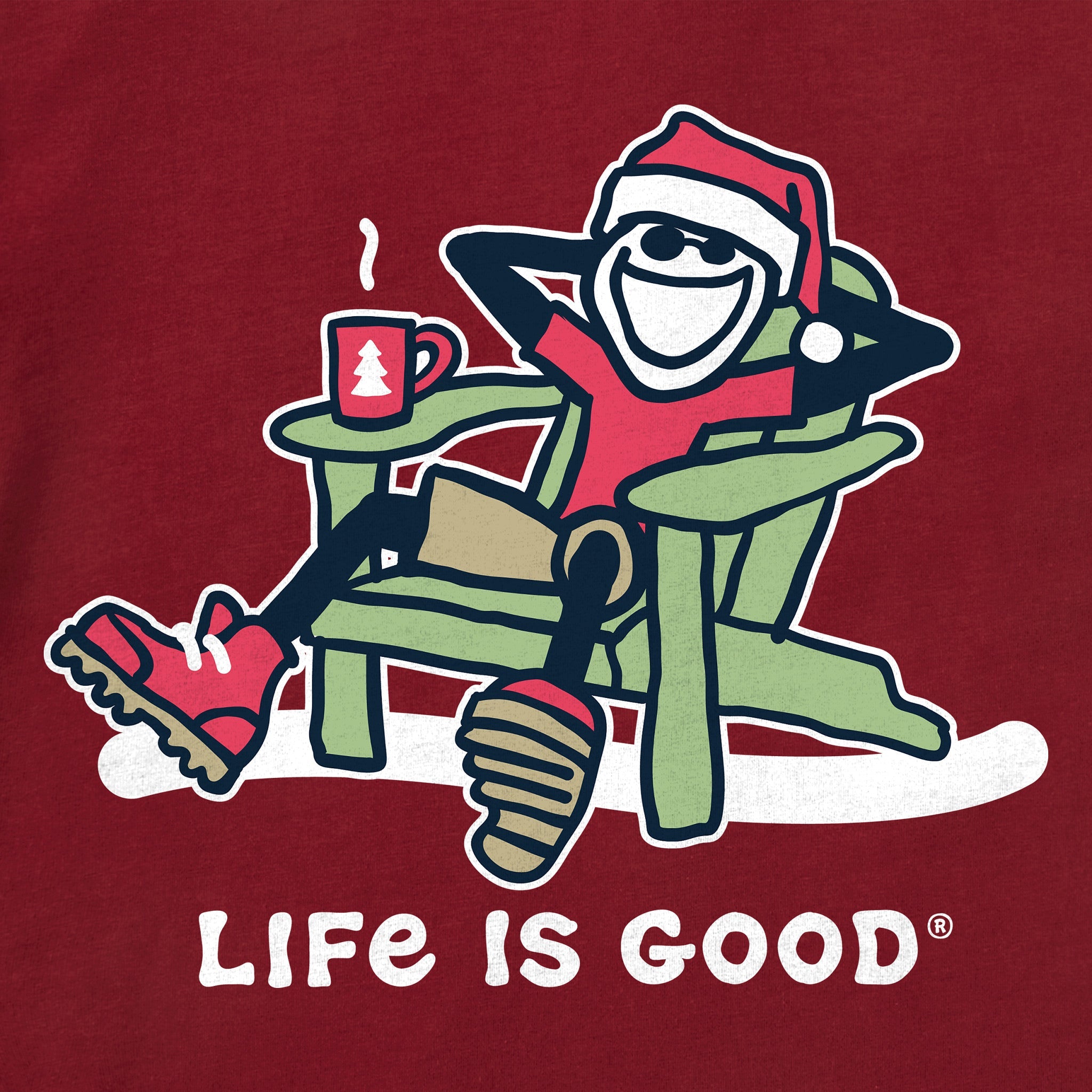 Men's Santa Jake Adirondack Short Sleeve Crusher Tee