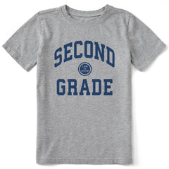 Kids Second Grade Short Sleeve Crusher Tee