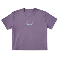 Women's Friendship Bracelet Short Sleeve Crusher Boxy Tee