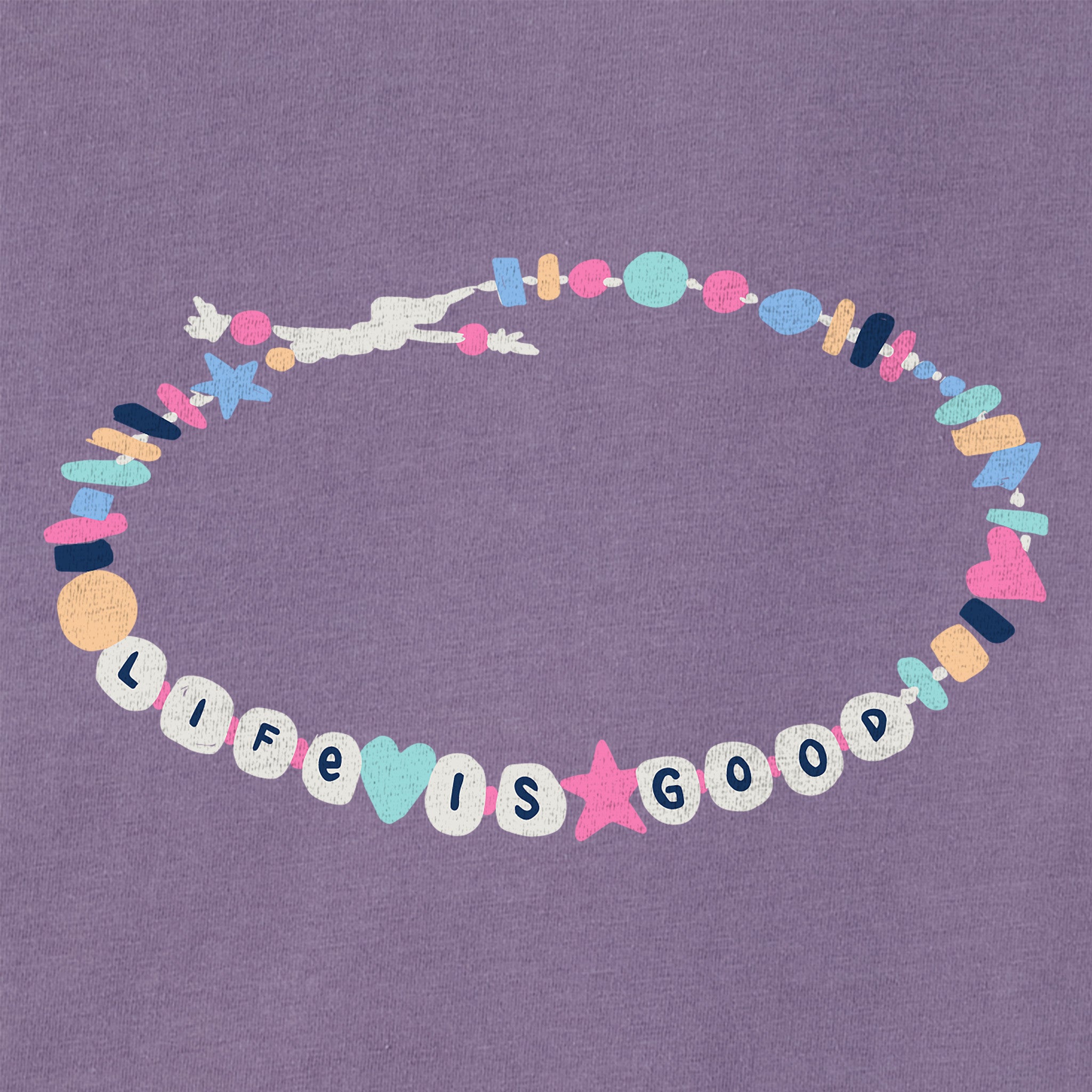 Women's Friendship Bracelet Short Sleeve Crusher Boxy Tee