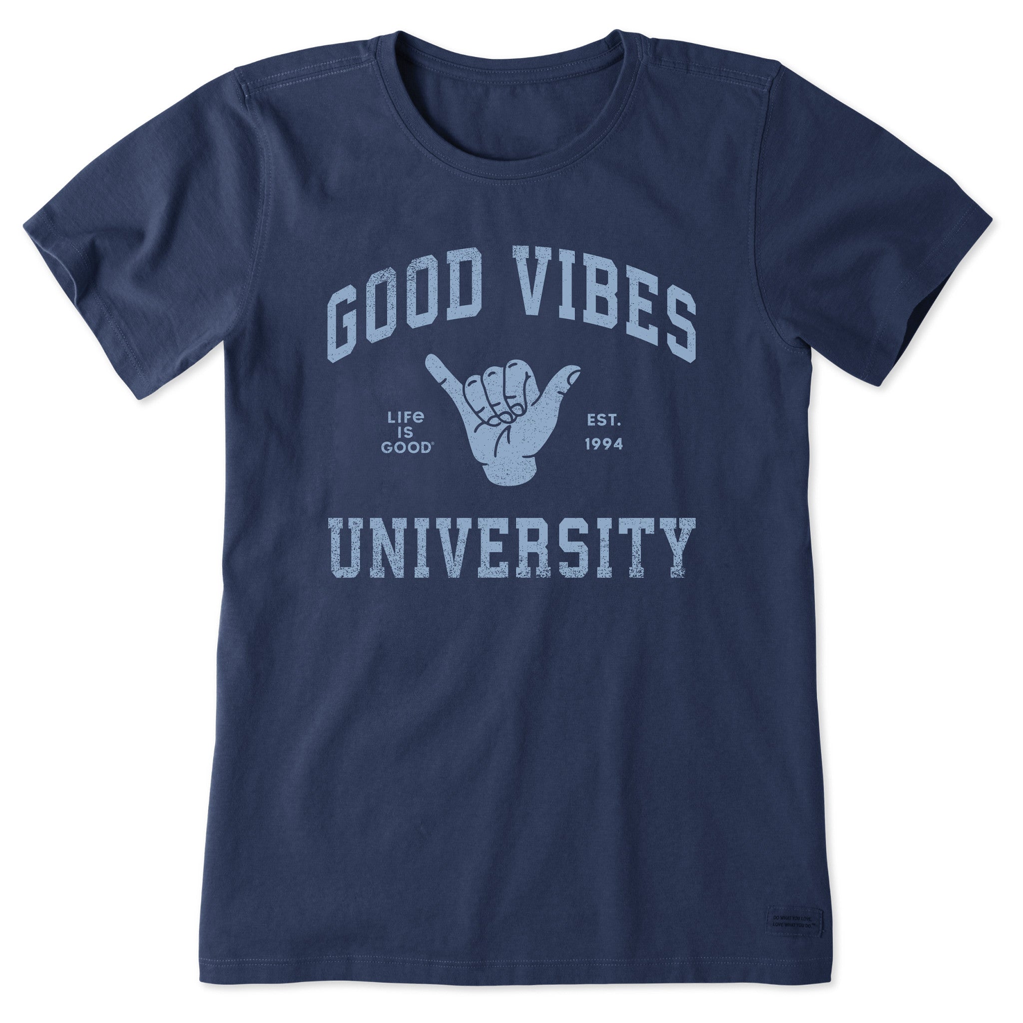 Women's Good Vibes University Short Sleeve Tee