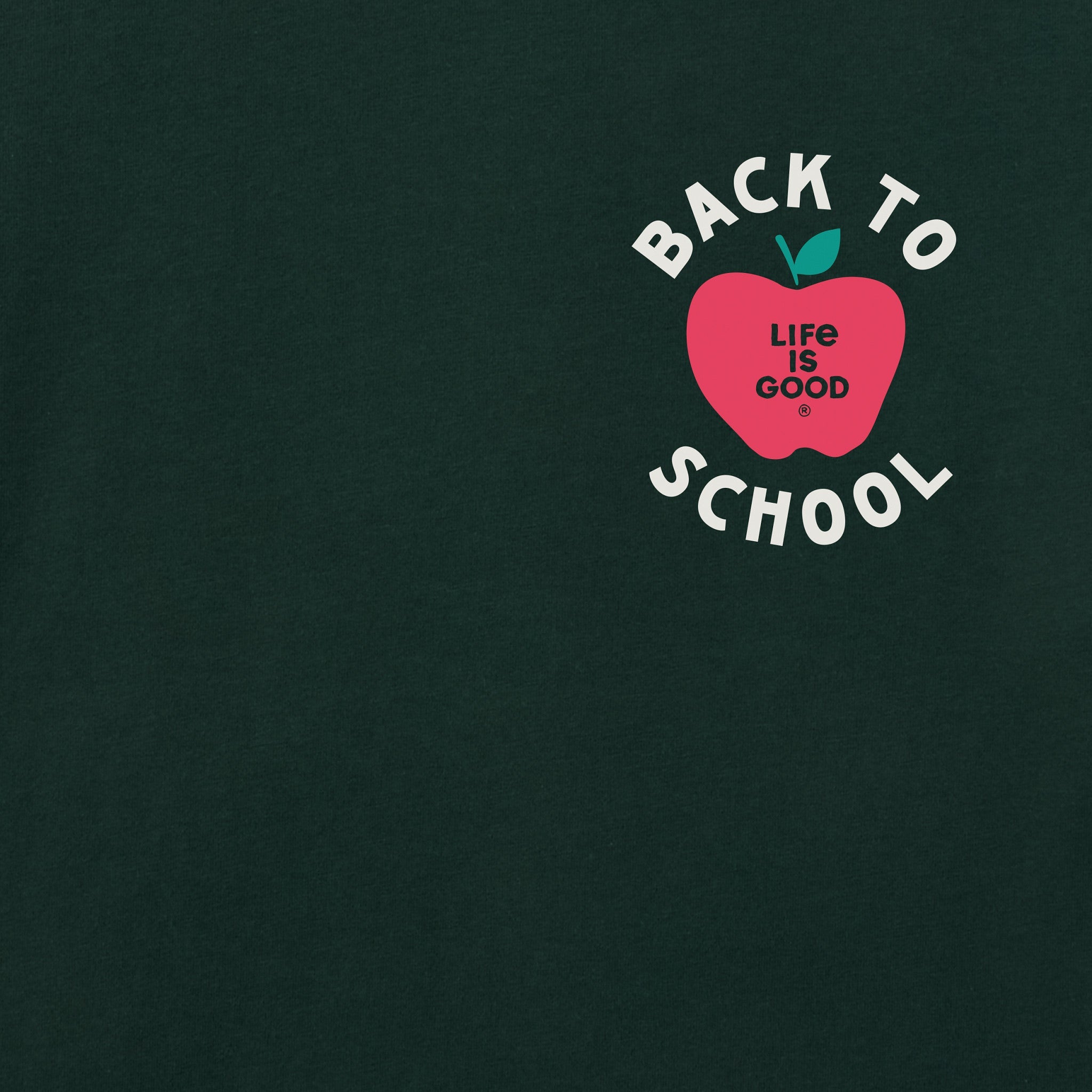 Men's Back to School Apple Short Sleeve Crusher Tee