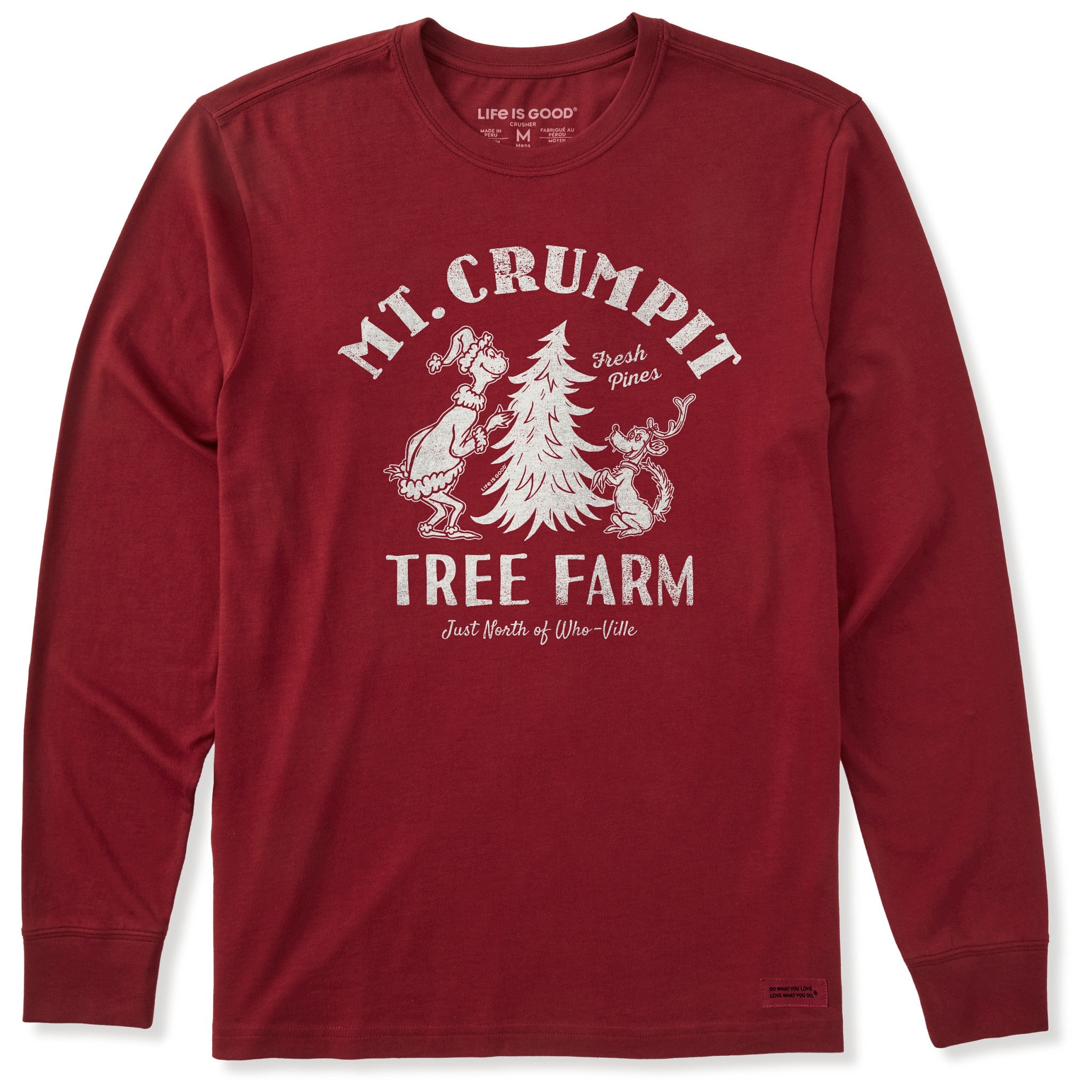 Men's Mt. Crumpit Tree Farm Long Sleeve Crusher Tee