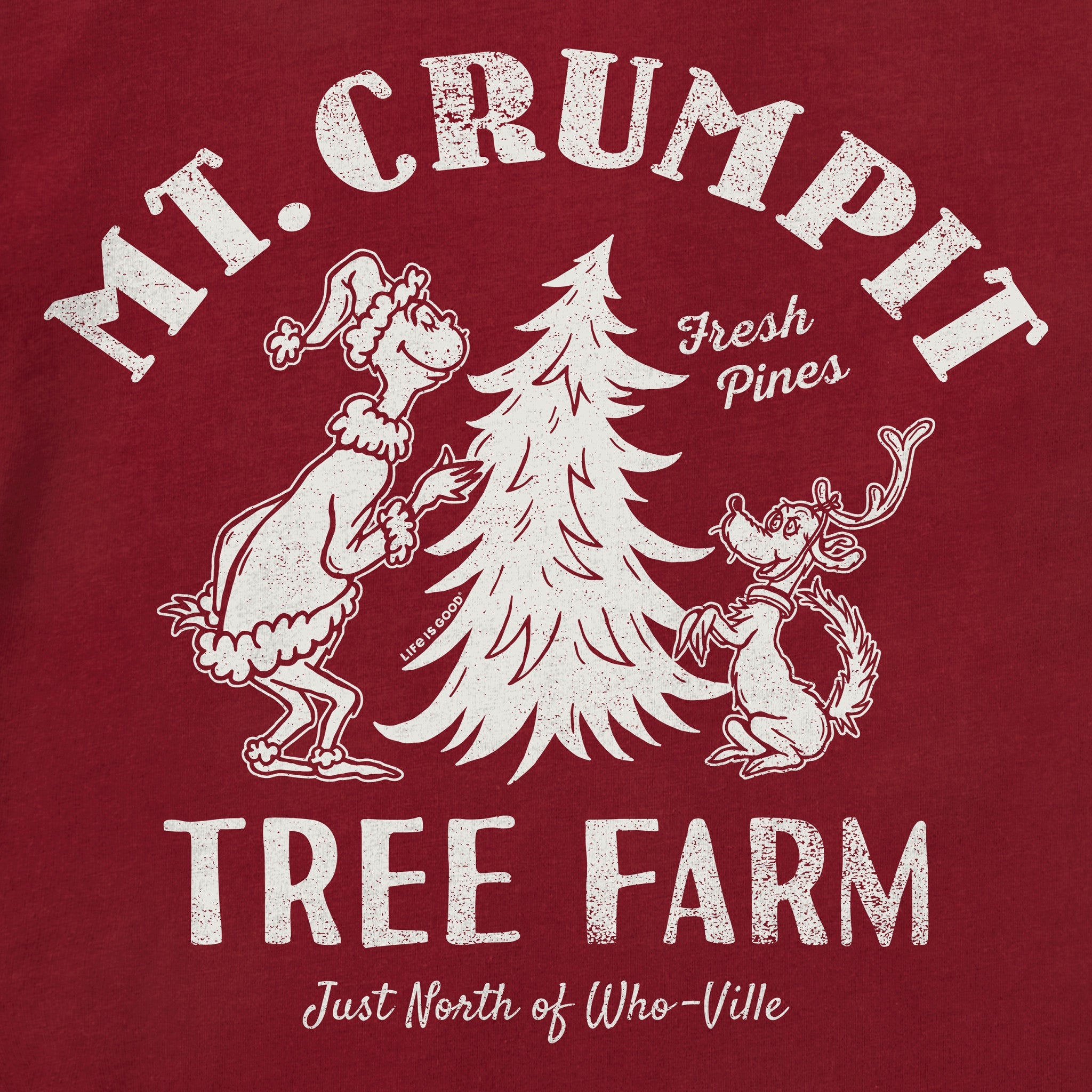 Men's Mt. Crumpit Tree Farm Long Sleeve Crusher Tee
