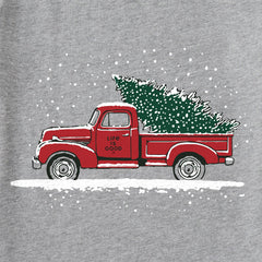 Men's Old Christmas Tree Long Sleeve Crusher Tee