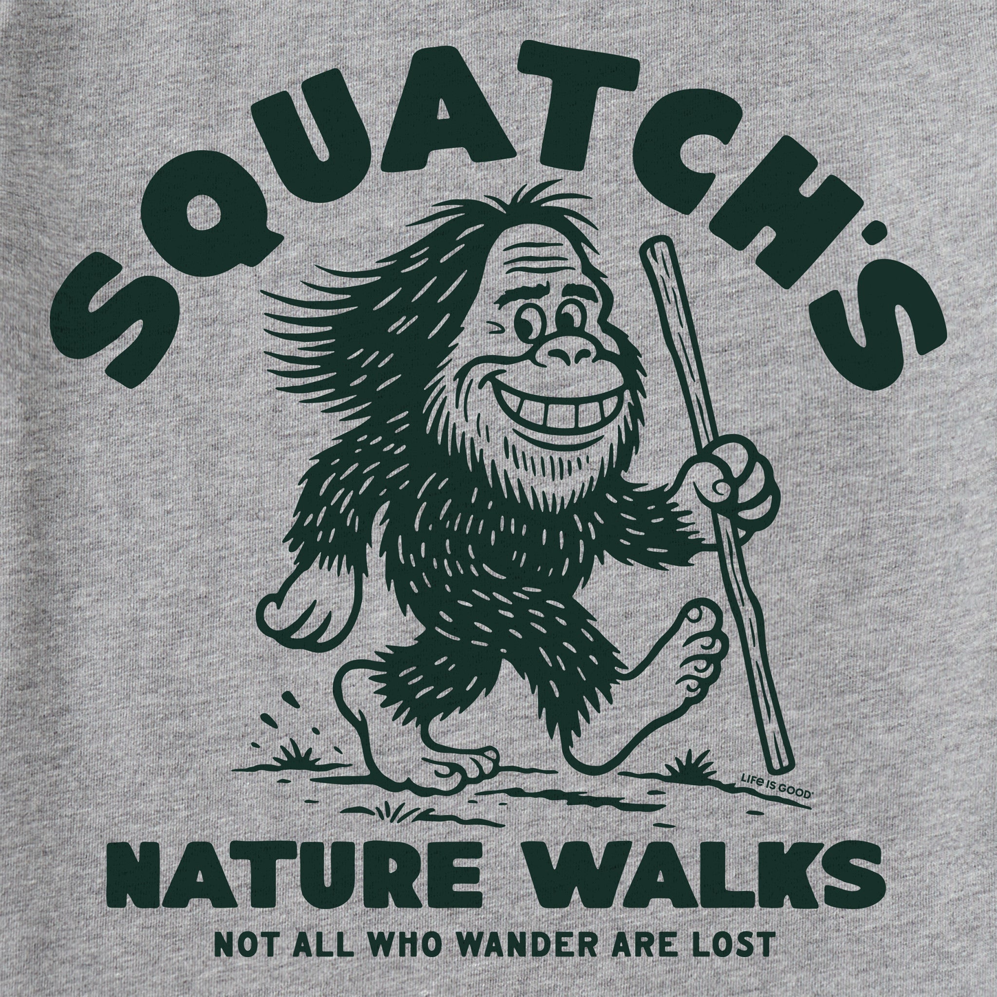 Kids Squatch's Nature Walks Short Sleeve Crusher Tee