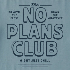 Men's No Plans Club Short Sleeve Crusher Tee