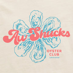 Women's Aw Shucks Oyster Club Short Sleeve Crusher Boxy Tee