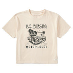 Women's La Siesta Motor Lodge Short Sleeve Crusher Boxy Tee