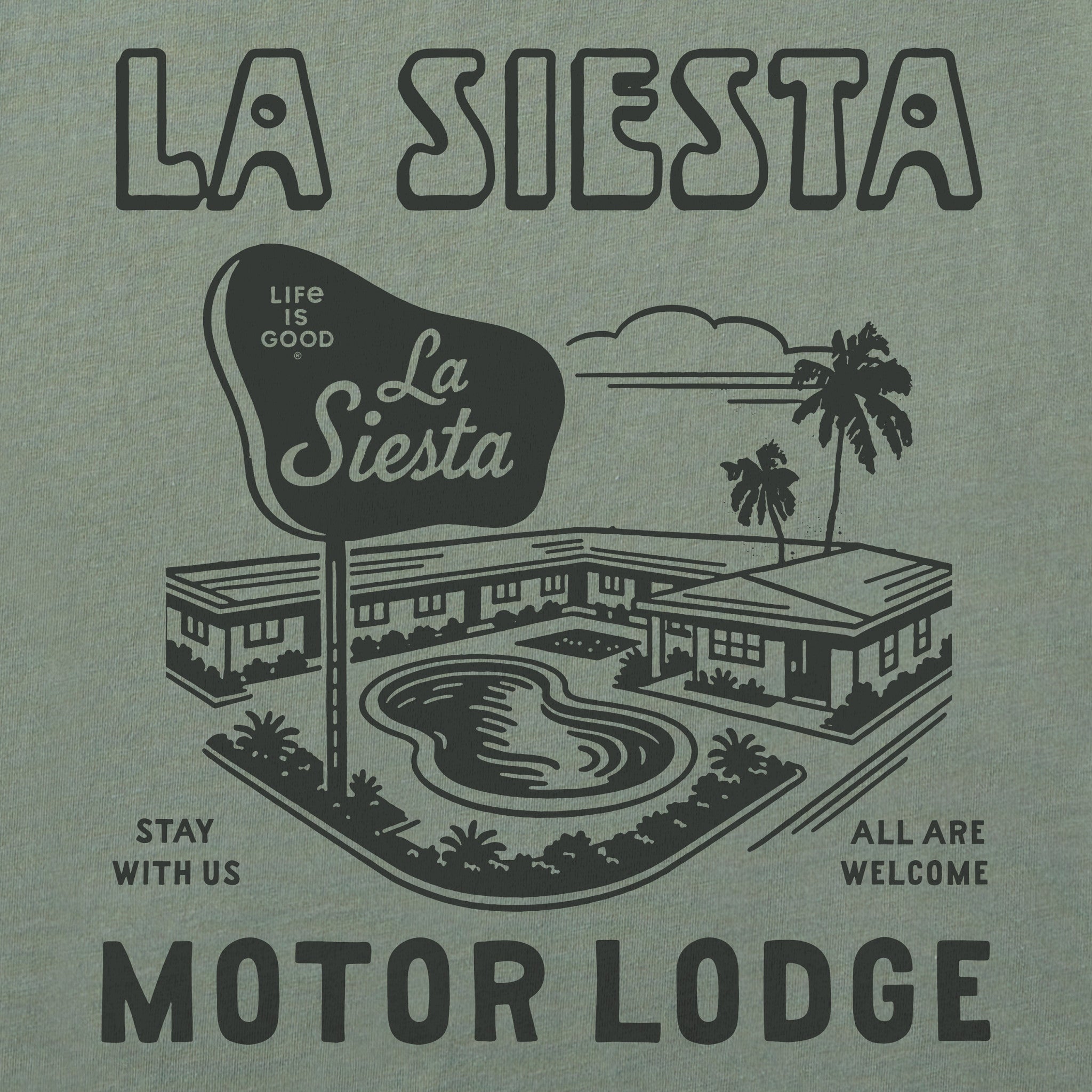 Women's La Siesta Motor Lodge Short Sleeve Crusher Tee