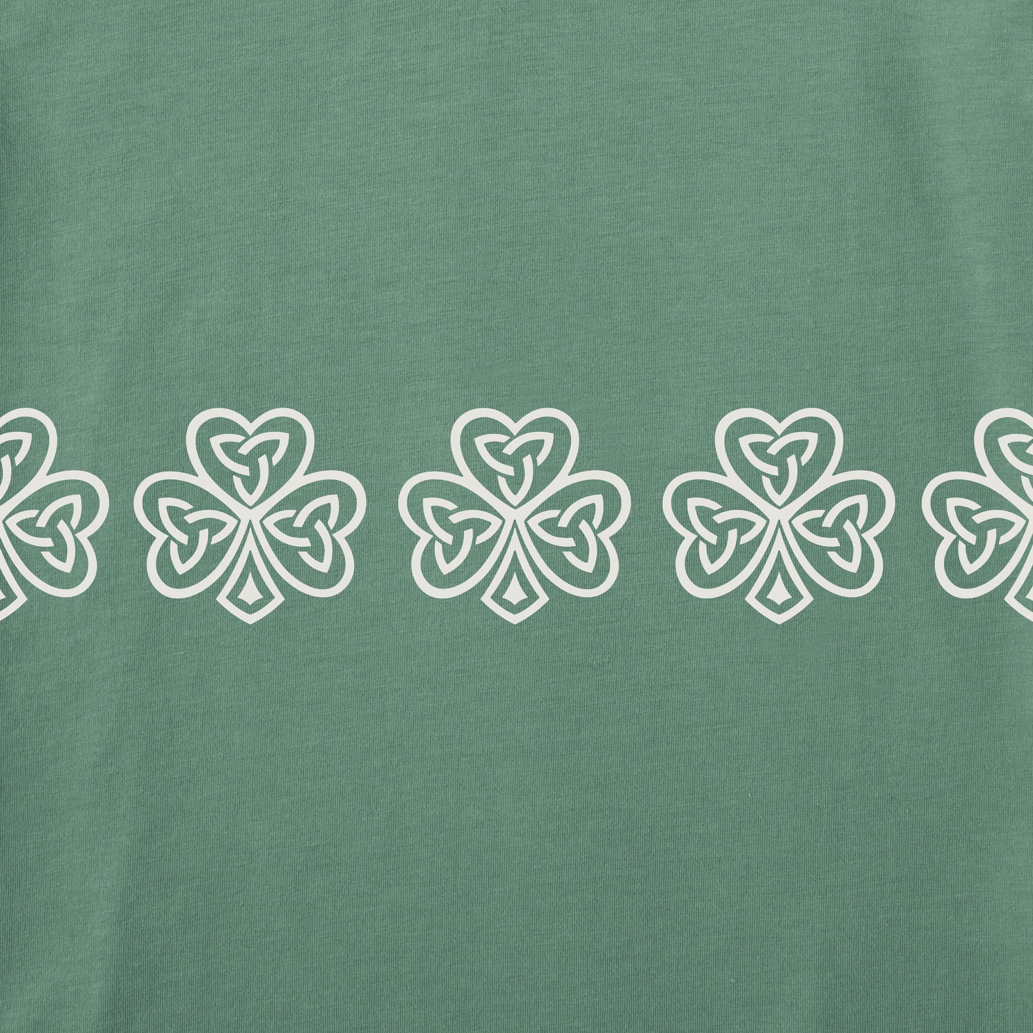Women's Celtic Clovers Long Sleeve Crusher Tee