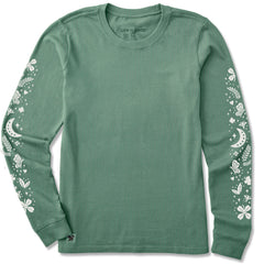 Women's Irish Celestial Icons Long Sleeve Crusher Tee